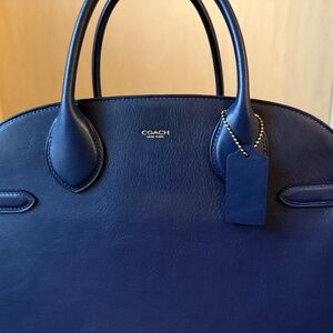 Coach Soft Empire 40 Carryall - Navy